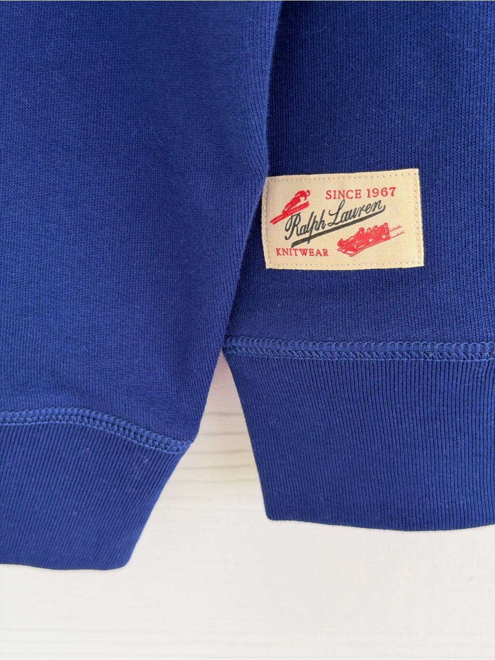 Polo Ralph Lauren Navy Sweatshirt with Truck Graphic - Picture 7 of 9